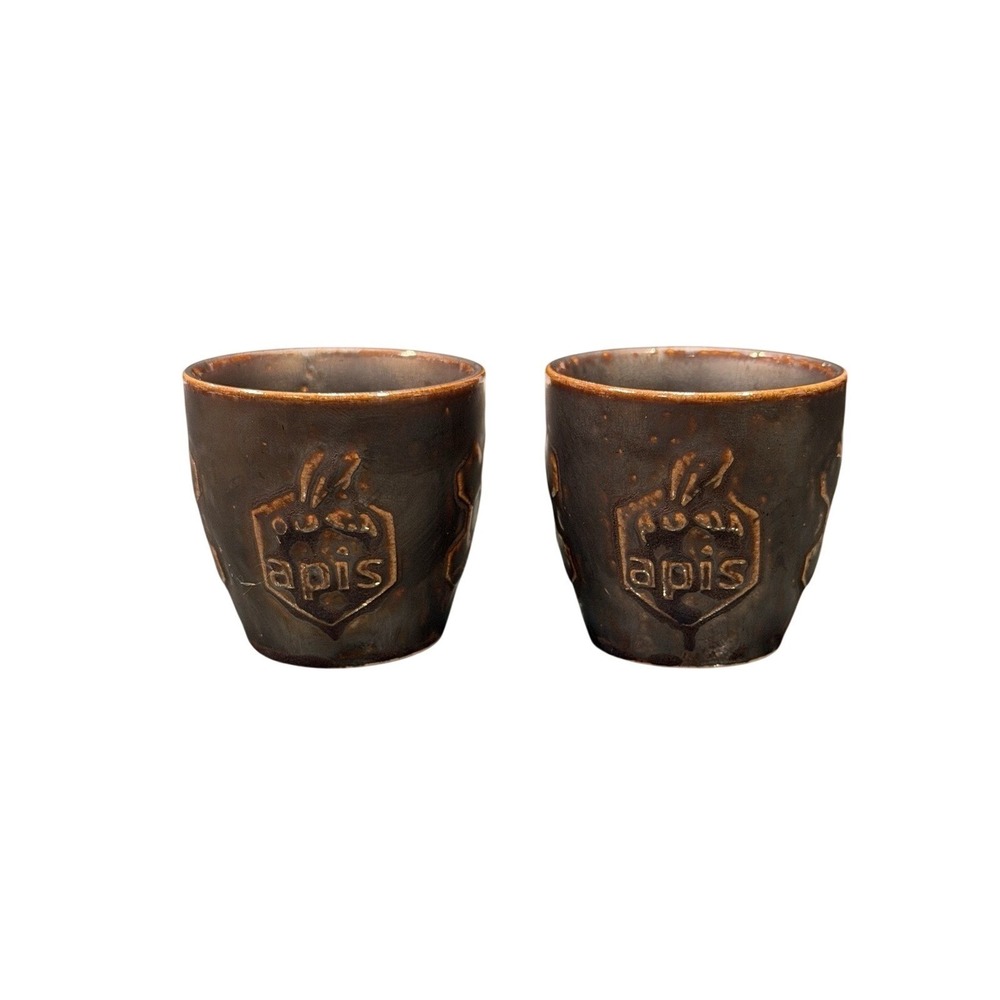 Set of Two Apis Small Cups‎
